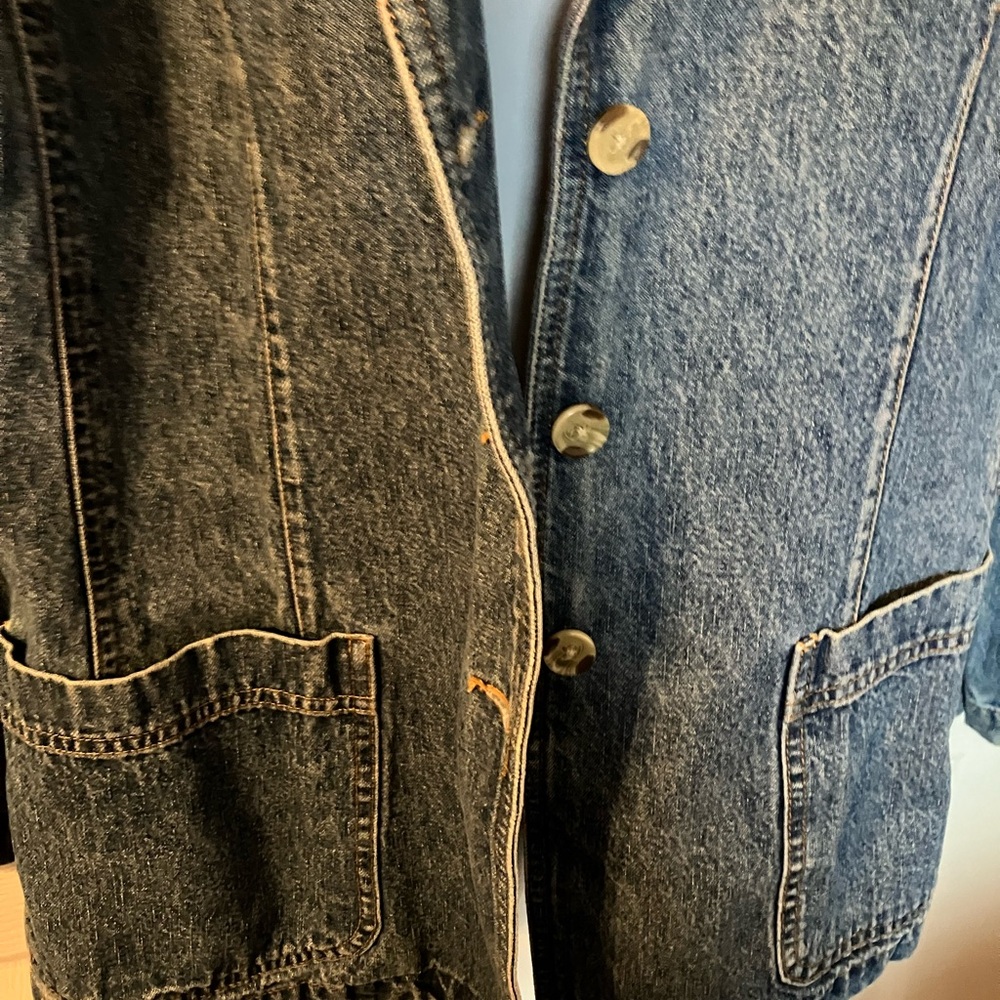 Denim Blue Women's Jacket - Picture 3 of 4